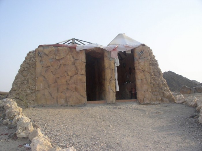 Domek beduinów na pustyni wschodniej