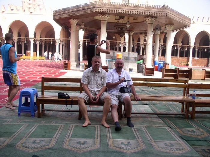 W meczecie Amr Ibn al-As