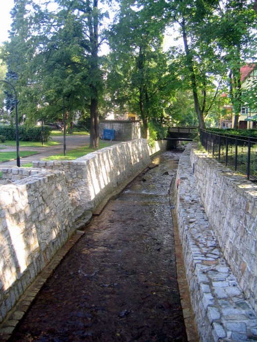 Park Zdrojowy - rz. Bystrzyca Dusznicka
