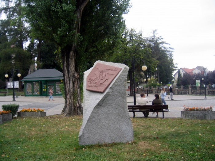 Obelisk 50l. nadania Praw Miejskich