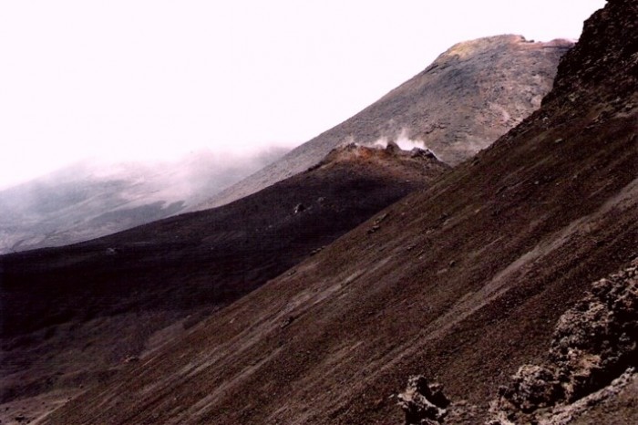 Etna - widok na krater główny - 3350 m npm.