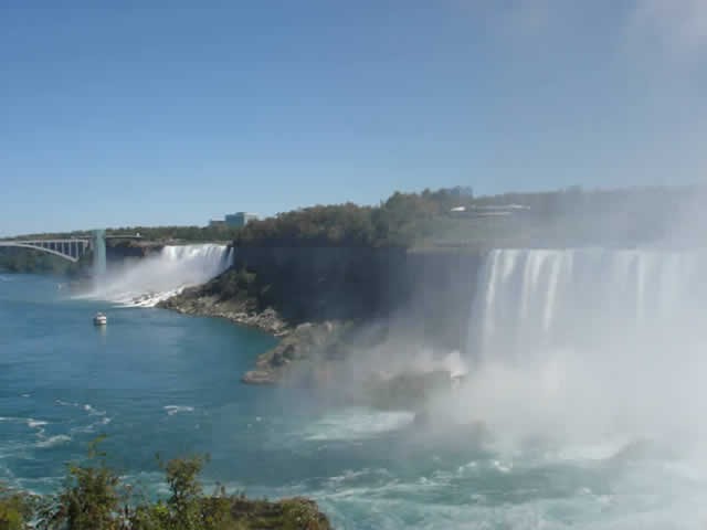 Trzy kaskady rzeki Niagara