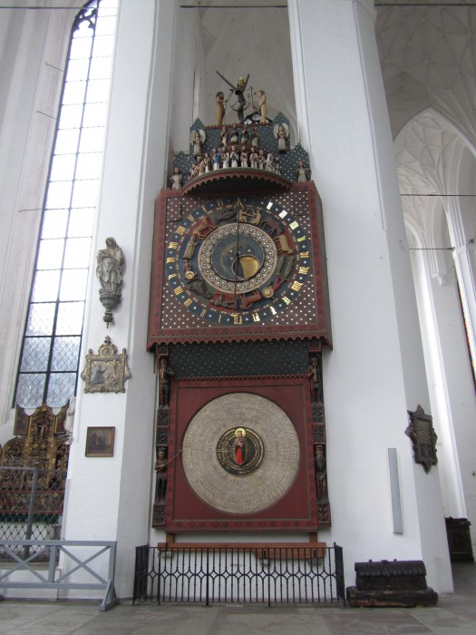Baz. Mariacka - zegar astronomiczny