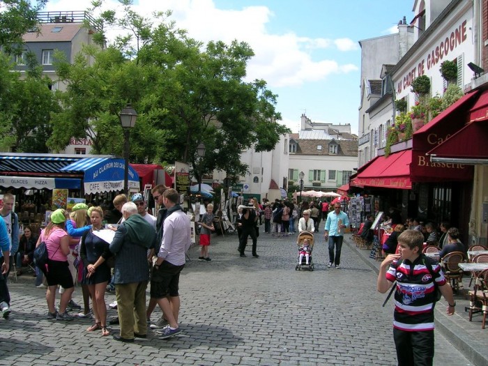 Dzielnica Montmartre-Plac de Tertre
