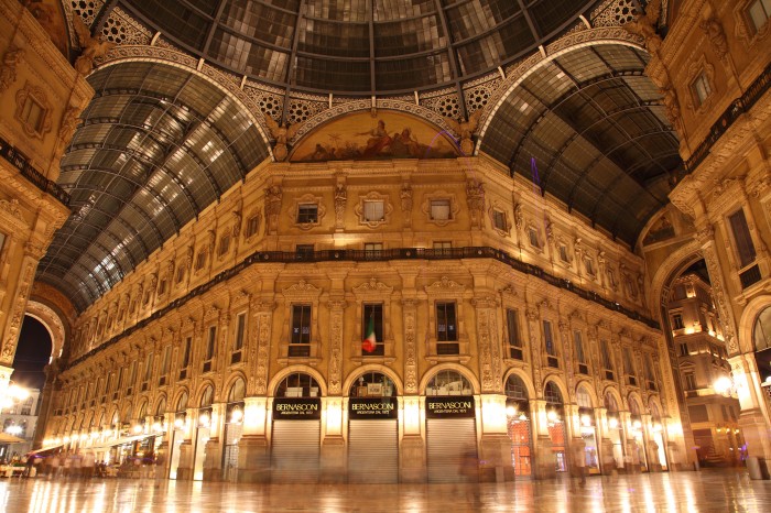 Wnętrze Galerii Vittorio Emanuele II