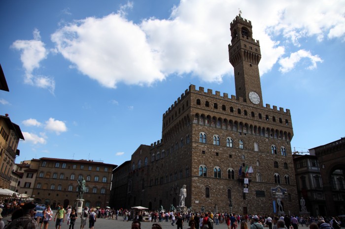Pałac Vecchio - siedziba władz miejskich, gdzie urzęduje burmistrz