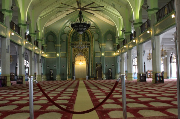 Sultan's Meczet meczet w srodku