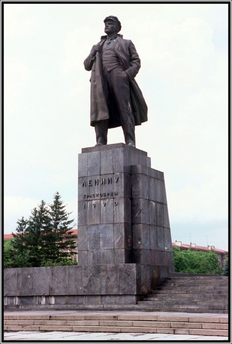 Krasnojarsk – pomnik Lenina