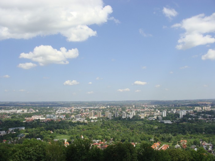 Widok na Kraków z Kopca Kościuszki