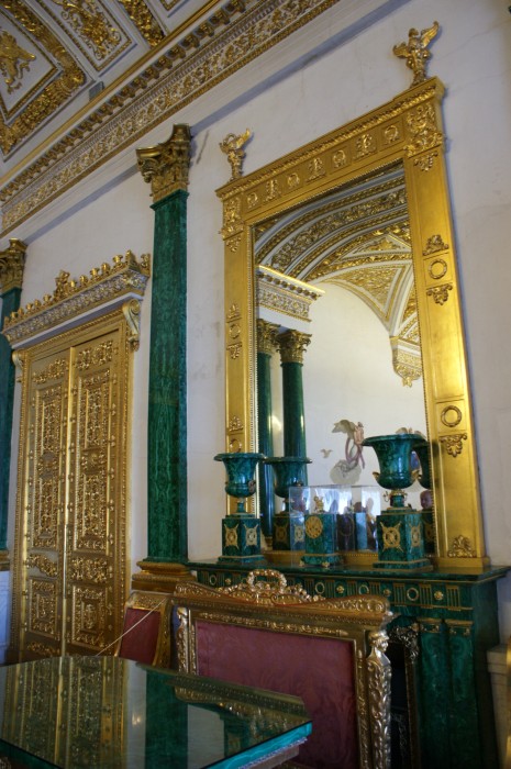 Pałac Zimowy- Ermitaż- Malachitowa Bawialnia
