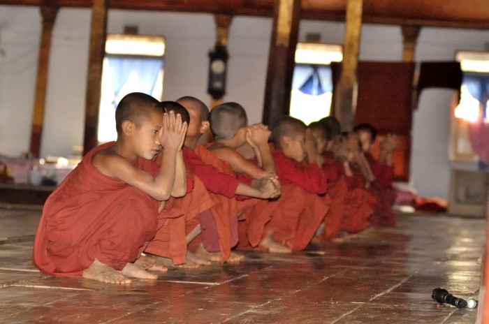 W buddyjskim klasztorze