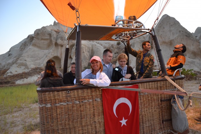 Turcja- Kapadocja,bajkowa kraina,księżycowy krajobraz.
