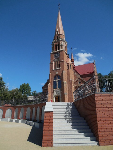 kościół rzymskokatolicki w polskiej wsi Kaczyca