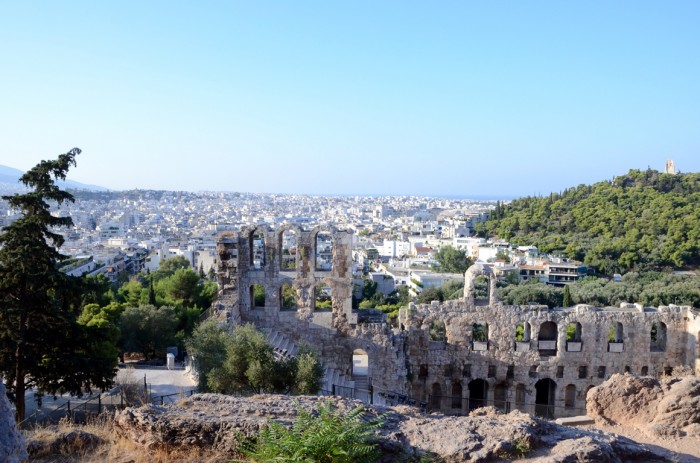 Ateny, Akropol - Odeon Heroda Attyka