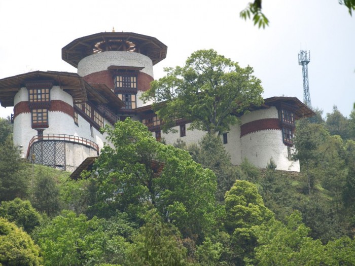 Strażnica Ta Dzong powyżej Trongsa Dzong