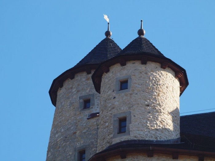 Zamek w Bobolicach - wieże