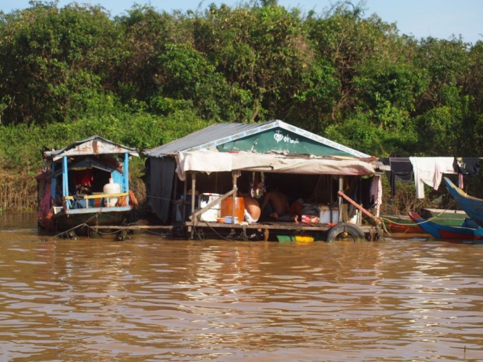 Pływająca wietnamska wioska Kompong Phluk