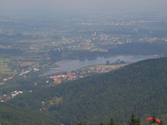 Jezioro Międzybrodzkie  z Góry Żar