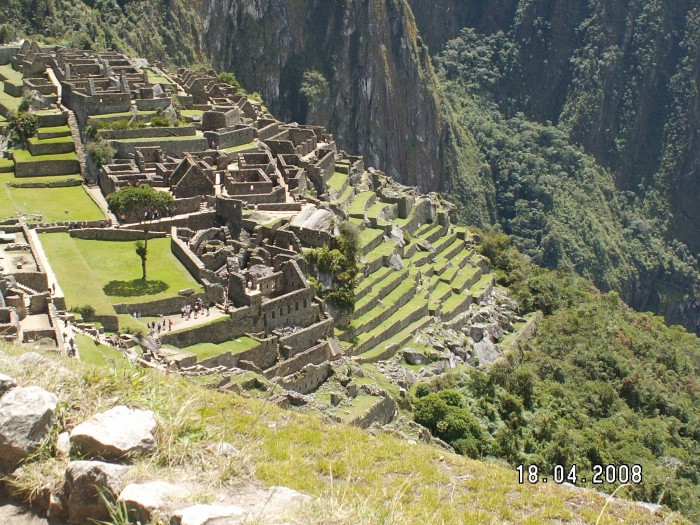 Machu Picchu - widok z domku strażnika