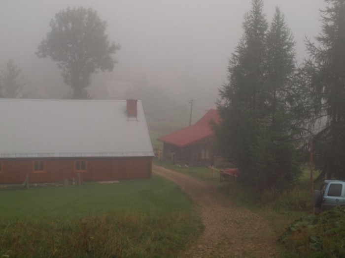 Młada Hora we mgle