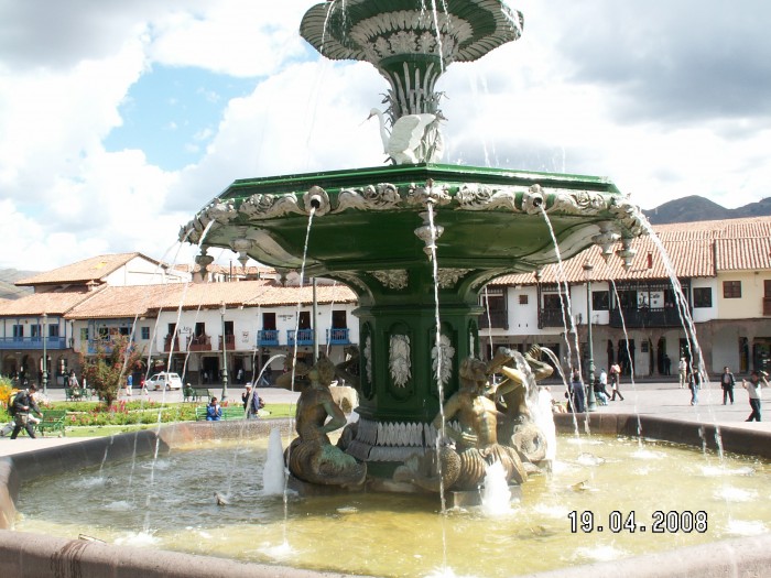 Fontanna w Cusco
