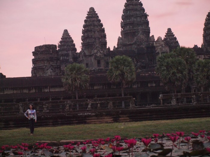 Wschód słońca nad Angkor Wat