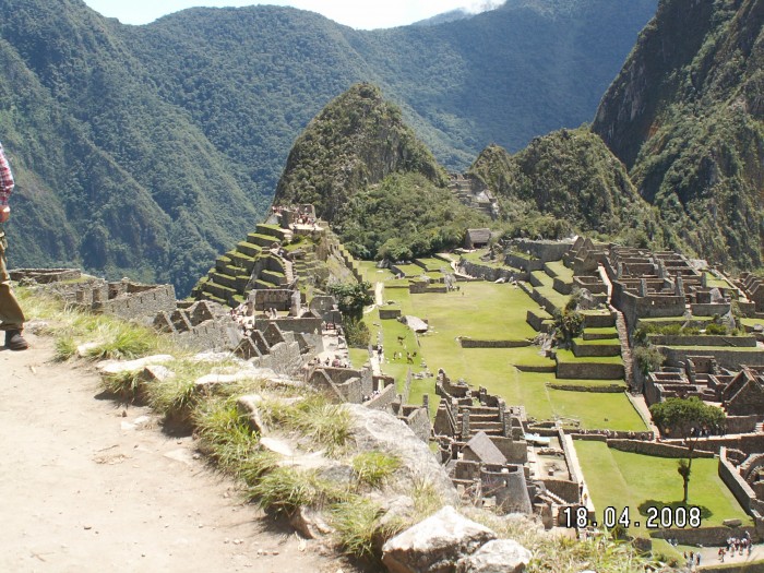 Machu Picchu - widok z domku strażnika