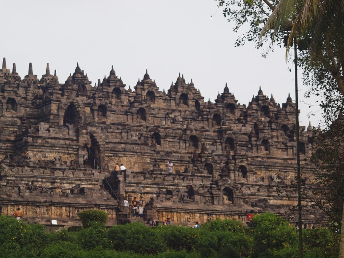 Świątynia Borobudur -  1400000 kamieni ułożonych bez zaprawy
