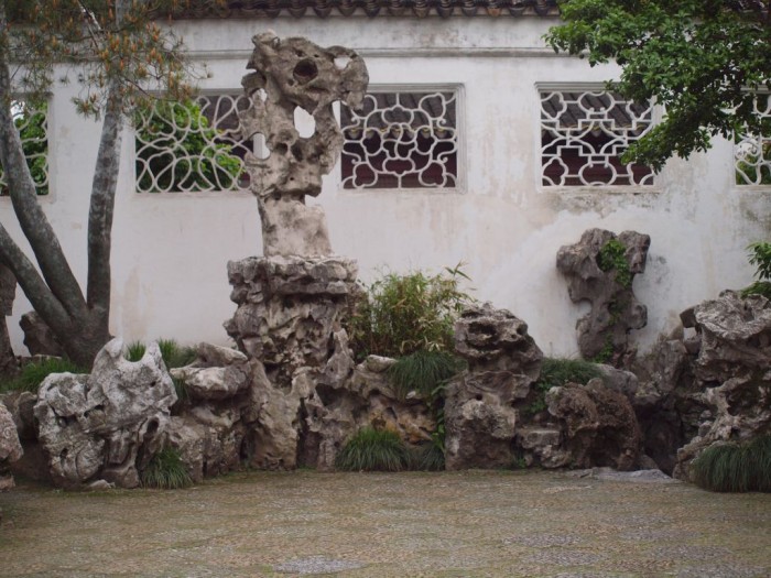 Suzhou - zwiedzamy Ogród Mistrza Sieci - skały