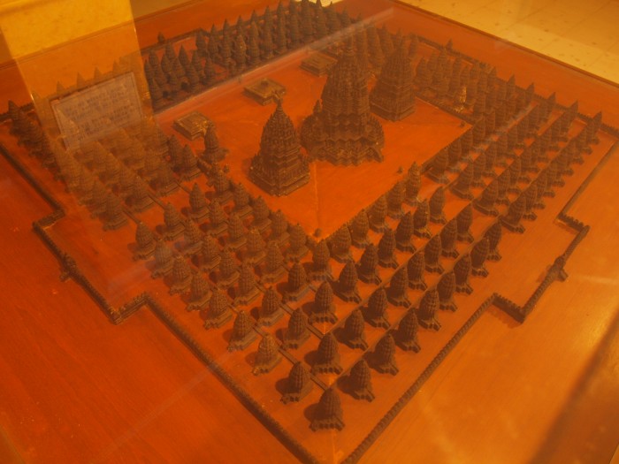 Świątynia w Prambanan - makieta