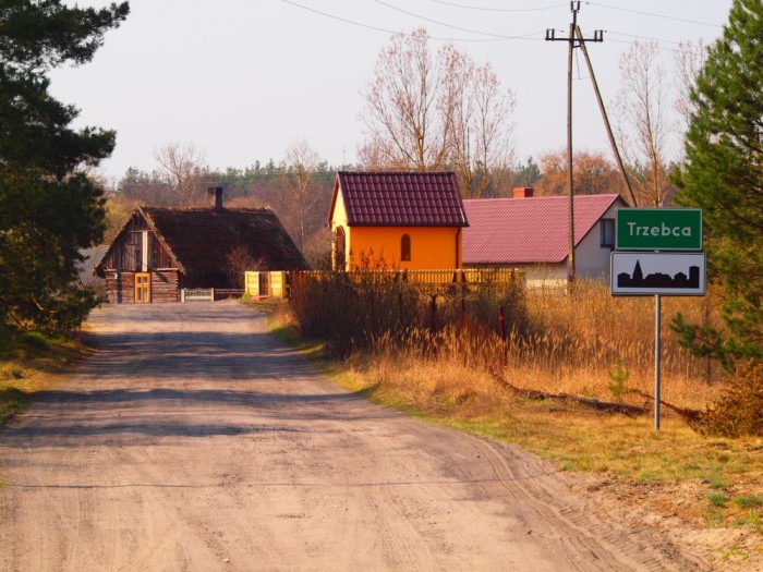 Mała wioska Trzebca
