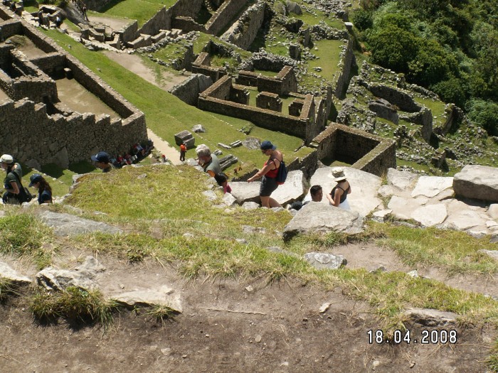 Koniec trasy historycznej Inków z Aquas Calientes