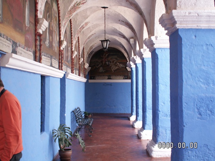 Klasztor Santa Catalina - część niebieska