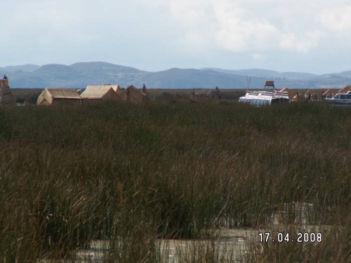 Jezioro Titicaca pierwsze zabudowania