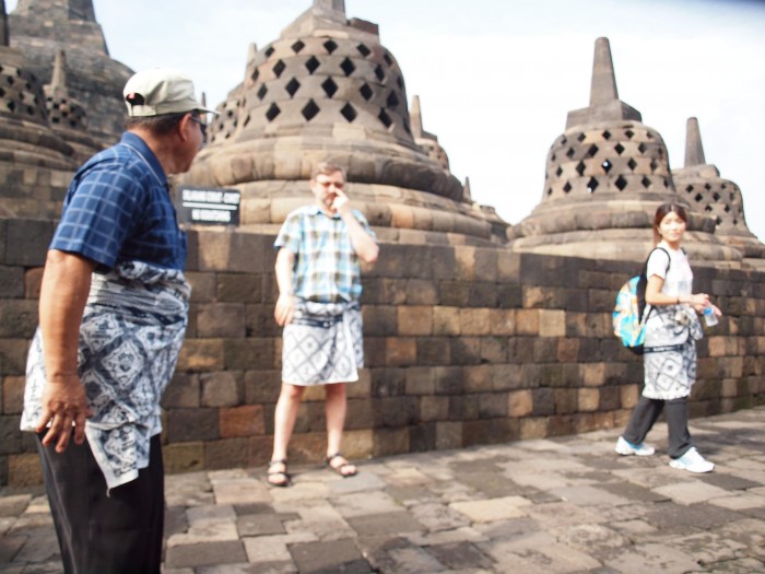 Świątynia Borobudur - górna część