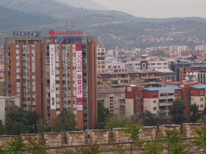 Widok na Skopie