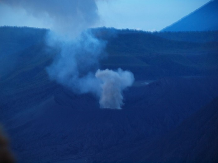 Wulkan Bromo - mieliśmy na niego wejść jecz jest bardzo aktywny