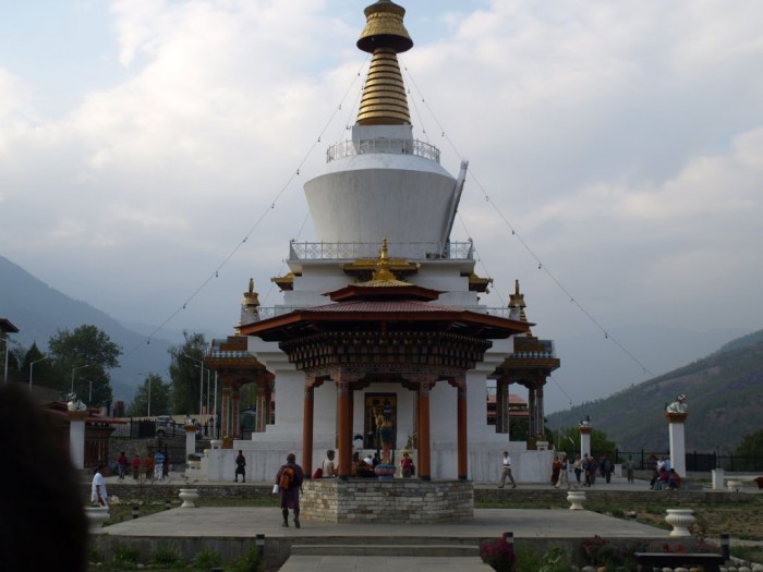 Memorial Czorten - w środku znajdują się relikwie III króla Bhutanu