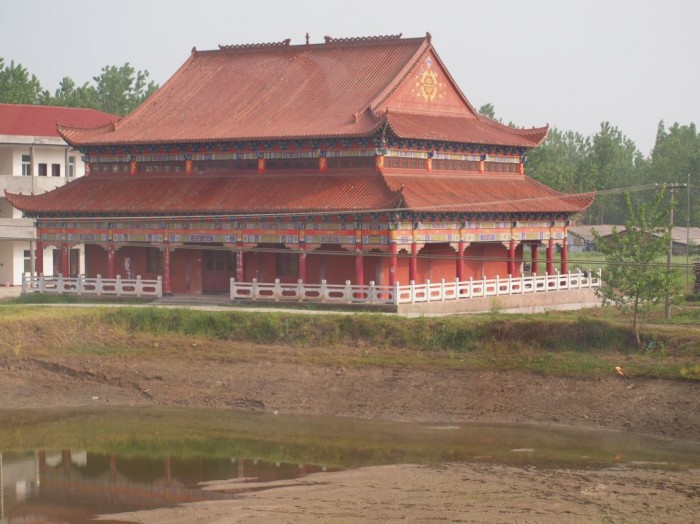 Krajobraz wiejski - świątynia