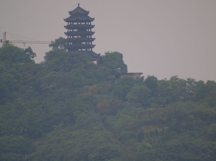 Pagoda  w budowie