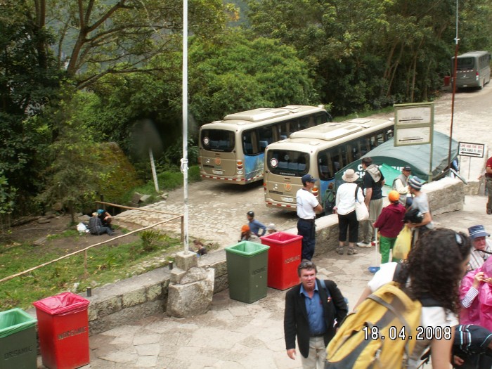 Aguas Calientes - stanowiska Busów