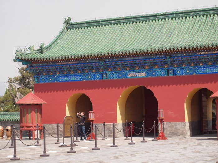 Malowane belki drewniane Świątyni i pawilonów