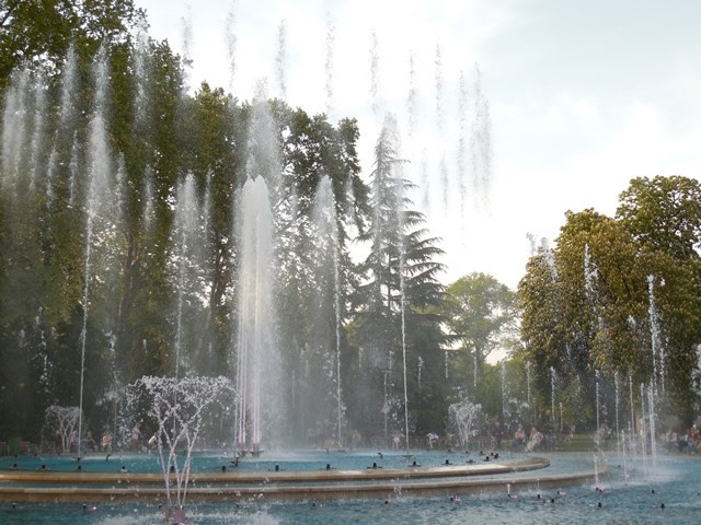 Wyspa Małgorzaty - tańcząca fontanna